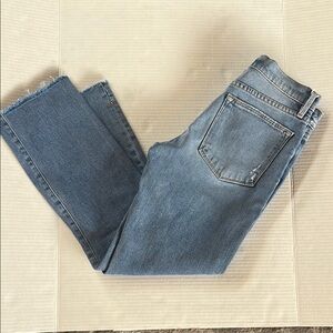 Frame Le High Straight Cropped Denim Jeans SZ 26